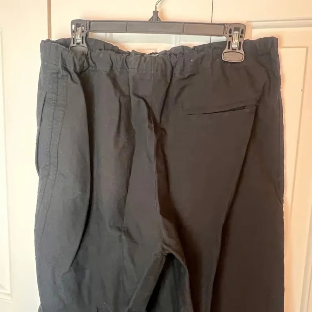 Adidas Mens Black Cotton Athletic Pants Size Medium